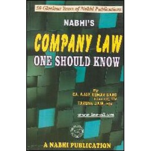 Nabhi's Company Law One Should Know by Ajay Kumar Garg